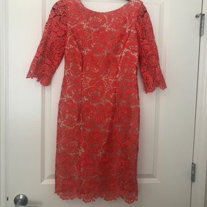 Coral Cocktail Dress